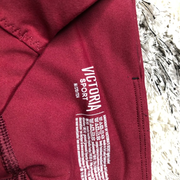 Maroon Victoria Sport Sports Leggings - Picture 4 of 4